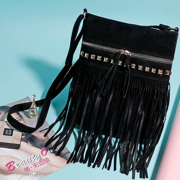 faux suede punk rivet messenger bag for women european vintage tassel fringe crossbody bag female wallet pouch book travel bag m
faux suede punk rivet messenger bag for women european vintage tassel fringe crossbody bag female wallet pouch book travel bag m