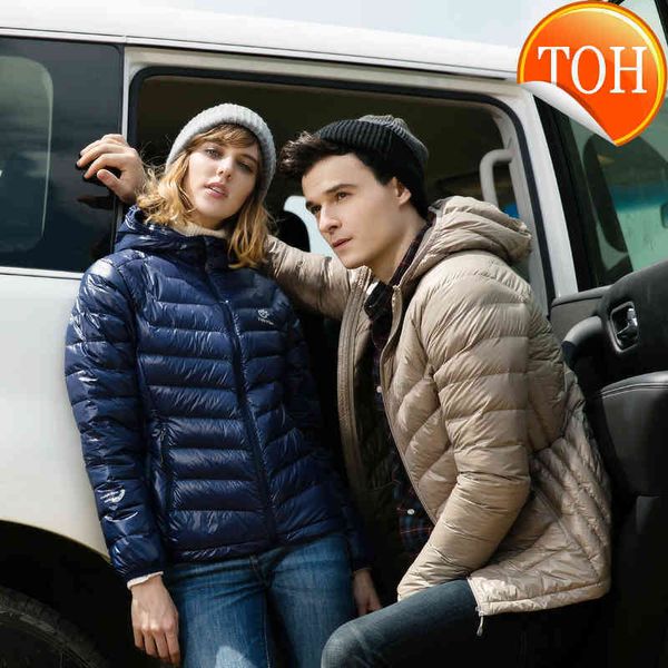 white winter men women slim duck down jacket casual solid color hooded coat ultra-light waterproof windproof warm zipper outwear, Black
white winter men women slim duck down jacket casual solid color hooded coat ultra-light waterproof windproof warm zipper outwear, Black