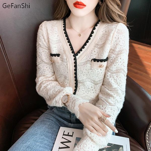 women's blouses & shirts 2021 autumn winter v-neck women fashion long sleeve lace elegant female clothing casual blouse apricot, White
women's blouses & shirts 2021 autumn winter v-neck women fashion long sleeve lace elegant female clothing casual blouse apricot, White