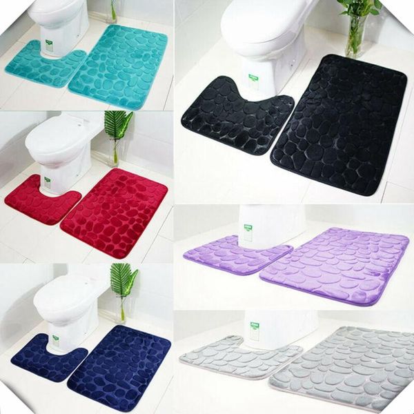 2pcs/set funnel cobblestone bath bathroom anti-slip carpet mat toilet rug mats
2pcs/set funnel cobblestone bath bathroom anti-slip carpet mat toilet rug mats