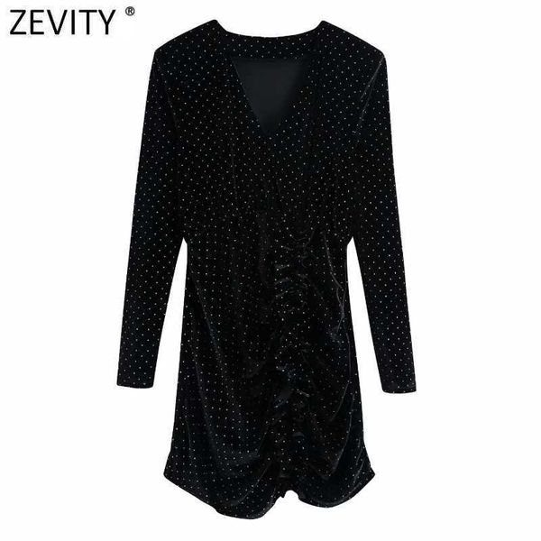 zevity women v neck sequins decoration velvet slim mini dress femme chic hem pleated ruffles brand party vestido ds4868 210603, Black;gray
zevity women v neck sequins decoration velvet slim mini dress femme chic hem pleated ruffles brand party vestido ds4868 210603, Black;gray