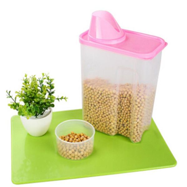 storage bottles & jars 3l large capacity transparent plastic seal up coarse cereals tank kitchen tool
storage bottles & jars 3l large capacity transparent plastic seal up coarse cereals tank kitchen tool