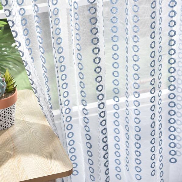 curtain & drapes white geometric circle embroidered tulle curtains for living room bedroom yellow blue window treatment sheer
curtain & drapes white geometric circle embroidered tulle curtains for living room bedroom yellow blue window treatment sheer