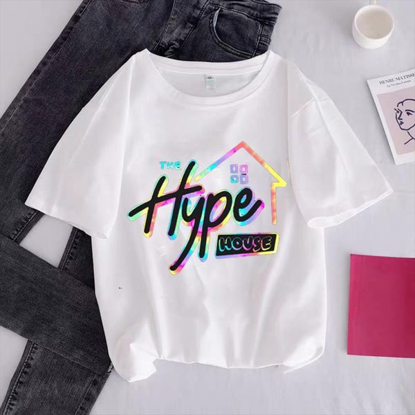 the hype house kawaii aesthetic womens o neck shrit clothing graphic harajuku funny summer shirt female tee, White
the hype house kawaii aesthetic womens o neck shrit clothing graphic harajuku funny summer shirt female tee, White
