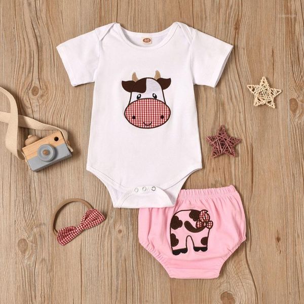 baby lovely sets born infant girls cartoon cow romper + shorts pants +headband in 2021 suit clothing, White
baby lovely sets born infant girls cartoon cow romper + shorts pants +headband in 2021 suit clothing, White