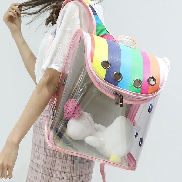 cat carriers,crates & houses pet backpack portable large capacity cage transparent breathable animal carrier space bag travel puppy accessor
cat carriers,crates & houses pet backpack portable large capacity cage transparent breathable animal carrier space bag travel puppy accessor