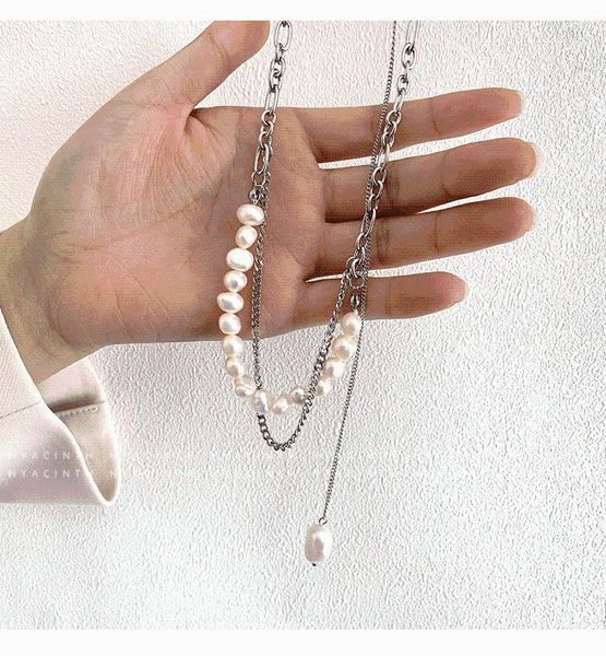chains multilayer pearl stone shell pendant necklace for women summer star heart chain choker bohemian jewelry, Silver
chains multilayer pearl stone shell pendant necklace for women summer star heart chain choker bohemian jewelry, Silver