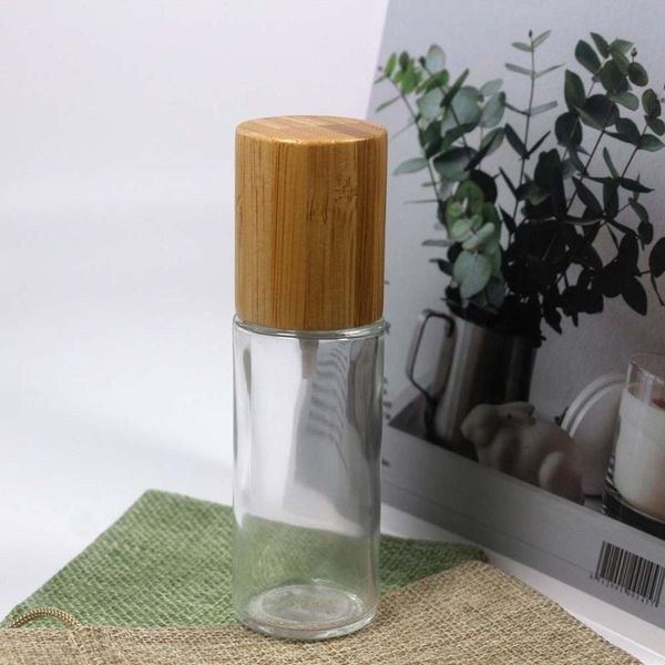 storage bottles & jars 40ml empty glass lotion bottle real wooden cosmetics container with spray pump
storage bottles & jars 40ml empty glass lotion bottle real wooden cosmetics container with spray pump