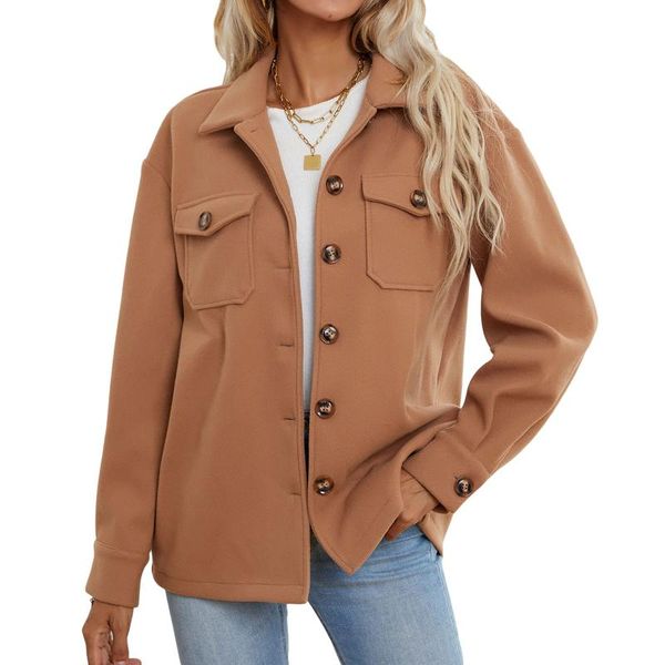 women's jackets women long sleeve button-up coat, female autumn casual warm solid color/plaid print lapel neck daily wear for spring,, Black;brown
women's jackets women long sleeve button-up coat, female autumn casual warm solid color/plaid print lapel neck daily wear for spring,, Black;brown