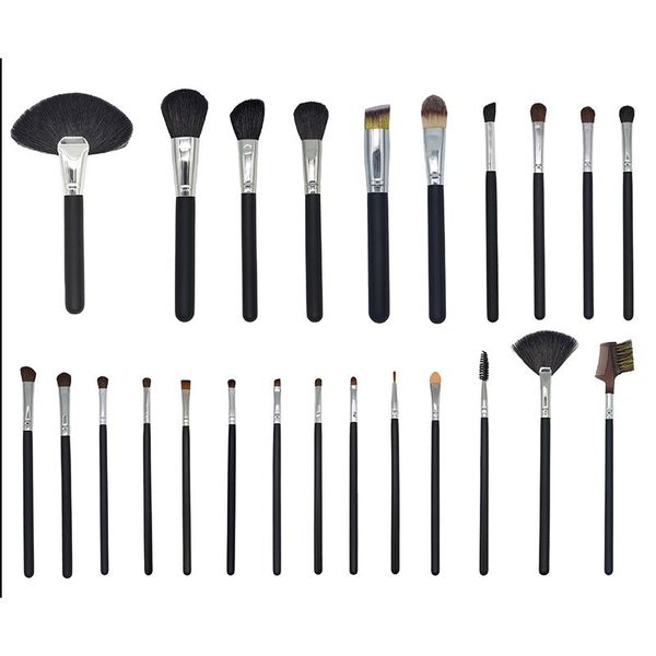 makeup brushes 24pcs beauty brush set powder foundation large eye shadow angled brow kit with a bag cosmetic tool
makeup brushes 24pcs beauty brush set powder foundation large eye shadow angled brow kit with a bag cosmetic tool