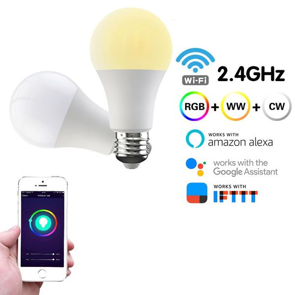 bulbs led light e27 b22 wifi smart dimmable 15w lamp for home lampada white bulb work with alexa/google
bulbs led light e27 b22 wifi smart dimmable 15w lamp for home lampada white bulb work with alexa/google