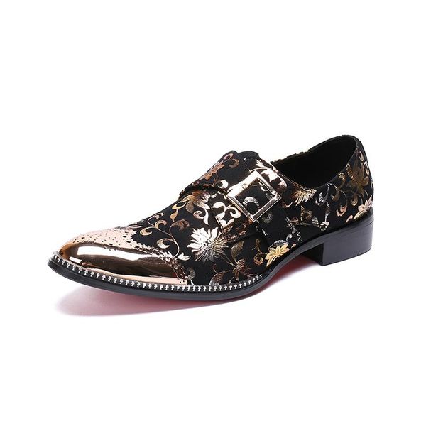 dress shoes print fashion men business flowers buckle pointed toe carved bullock oxford for falt party office, Black
dress shoes print fashion men business flowers buckle pointed toe carved bullock oxford for falt party office, Black