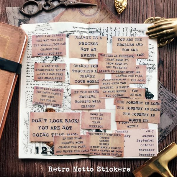 gift wrap 17pcs vintage motto craft paper sticker inspirational phrase retro scrapbooking stickers for diy junk journal planner
gift wrap 17pcs vintage motto craft paper sticker inspirational phrase retro scrapbooking stickers for diy junk journal planner