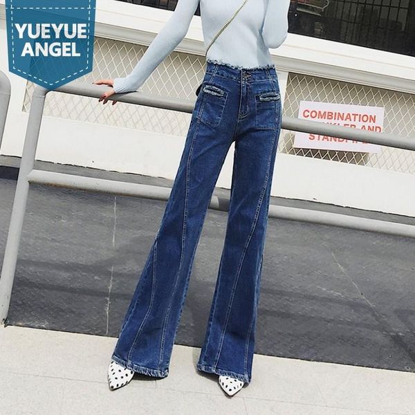 women's jeans women high waist pants personality patchwork tassel vintage loose floor length wide legged office ladies fashion trousers, Blue
women's jeans women high waist pants personality patchwork tassel vintage loose floor length wide legged office ladies fashion trousers, Blue
