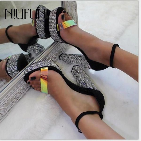 dress shoes 2021 transparent bling rhinestone women's sandals waterproof platform high heels belt buckle ladies casual women, Black
dress shoes 2021 transparent bling rhinestone women's sandals waterproof platform high heels belt buckle ladies casual women, Black