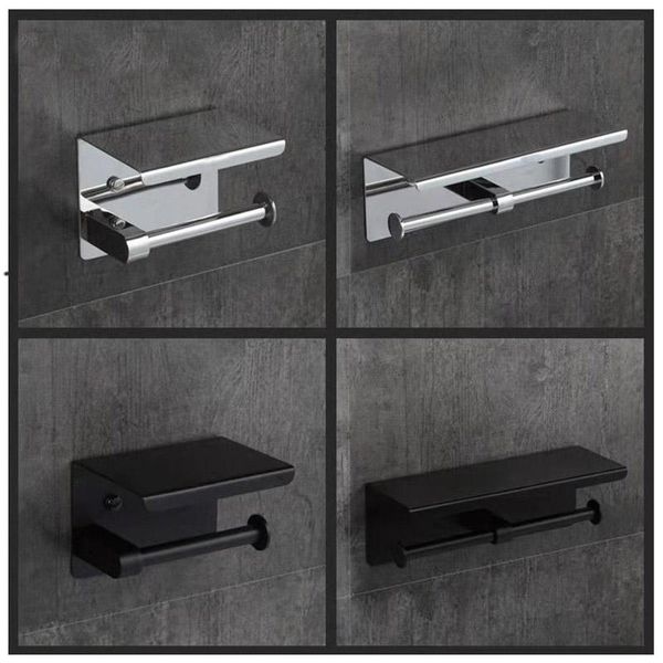 black / silver toilet paper holder with shelf wall mounted decorative bathroom roll holders
black / silver toilet paper holder with shelf wall mounted decorative bathroom roll holders