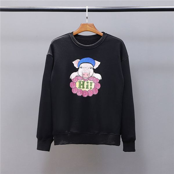 men women sweatshirt 2020 new fashion mens womens autumn winter paris sweatshirts 20ss piggy printed pullover clothes coat, Black
men women sweatshirt 2020 new fashion mens womens autumn winter paris sweatshirts 20ss piggy printed pullover clothes coat, Black