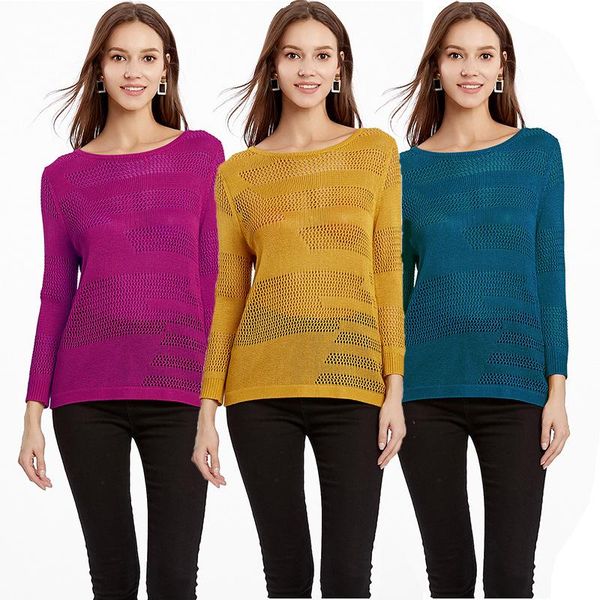women's sweaters fashionable and hollow pullover knitted sweater in spring summer of 2021, White;black
women's sweaters fashionable and hollow pullover knitted sweater in spring summer of 2021, White;black