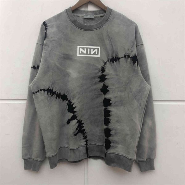 men's hoodies & sweatshirts men new nin sweatshirt splash ink tie-dye hoodie washed vintage distressed pullovers o-neck loose cott, Black
men's hoodies & sweatshirts men new nin sweatshirt splash ink tie-dye hoodie washed vintage distressed pullovers o-neck loose cott, Black