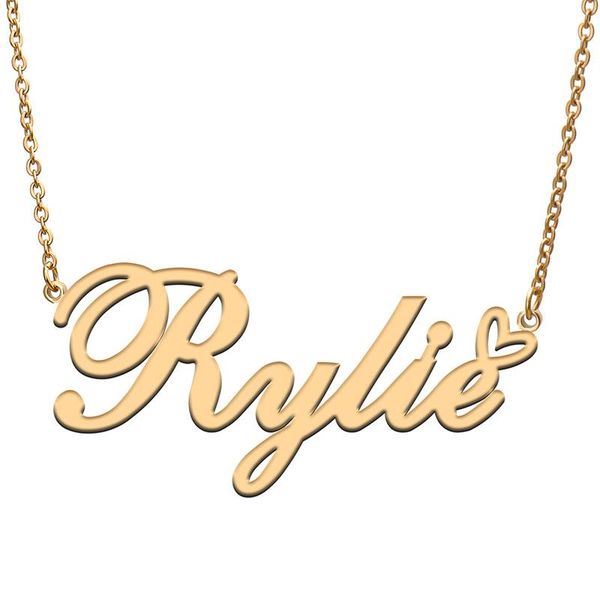 pendant necklaces rylie love heart name necklace personalized gold plated stainless steel collar for women girls friends birthday wedding gi, Silver
pendant necklaces rylie love heart name necklace personalized gold plated stainless steel collar for women girls friends birthday wedding gi, Silver