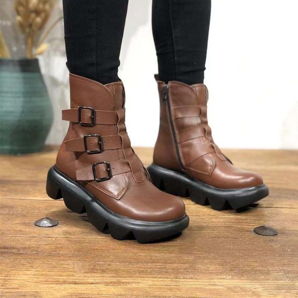 9818-1 winter wool warm leather vintage handmade big wave thick bottom cowhide cotton boots women shoes cy1x, Black
9818-1 winter wool warm leather vintage handmade big wave thick bottom cowhide cotton boots women shoes cy1x, Black