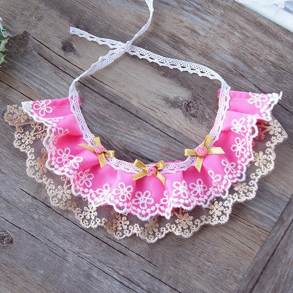 cat dog flower bib princess lace collar scarf necklace fashion adjustable wedding pet collars bells supplies & leads
cat dog flower bib princess lace collar scarf necklace fashion adjustable wedding pet collars bells supplies & leads