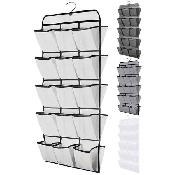 clothing & wardrobe storage 30 large pockets dual sided hanging shoe rack shelves organizer for closet 113x45.5cm
clothing & wardrobe storage 30 large pockets dual sided hanging shoe rack shelves organizer for closet 113x45.5cm