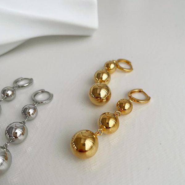 dangle & chandelier fflacell korean fashion jewelry 2021 minimalist metal glossy round ball tassel drop earrings for women girl accessories, Silver
dangle & chandelier fflacell korean fashion jewelry 2021 minimalist metal glossy round ball tassel drop earrings for women girl accessories, Silver
