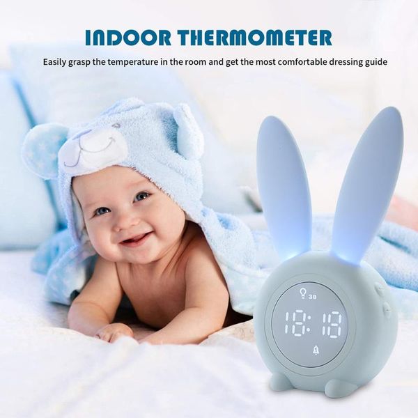 alarm systems kids clock with night light cute ear table wall led digital children's sleep trainer for boys girls bedroom
alarm systems kids clock with night light cute ear table wall led digital children's sleep trainer for boys girls bedroom