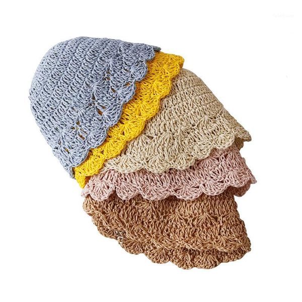 baby cap for girls summer korean children's caps handmade woven flower bucket hat babies suncap panama hats children 3-7 years &1, Yellow
baby cap for girls summer korean children's caps handmade woven flower bucket hat babies suncap panama hats children 3-7 years &1, Yellow