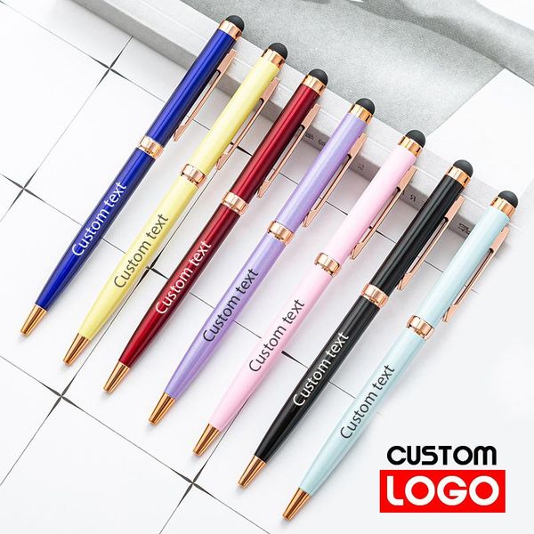 ballpoint pens 2021 metal capacitive pen touch screen student teacher writing custom logo business gift wholesale stationery, Blue;orange
ballpoint pens 2021 metal capacitive pen touch screen student teacher writing custom logo business gift wholesale stationery, Blue;orange