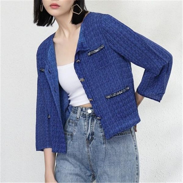 women's jackets miyake fold small fragrance jacket autumn 2021 temperament short fashion single-breasted cardigan top, Black;brown
women's jackets miyake fold small fragrance jacket autumn 2021 temperament short fashion single-breasted cardigan top, Black;brown
