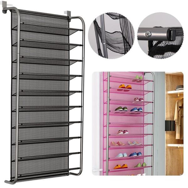 pair over door hanging shoe rack 10 tier shoes organizer wall mounted shelf for home dormitory clothing & wardrobe storage
pair over door hanging shoe rack 10 tier shoes organizer wall mounted shelf for home dormitory clothing & wardrobe storage