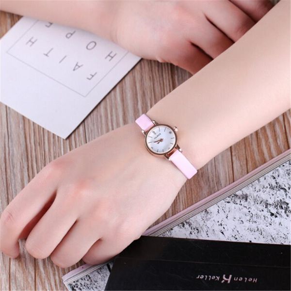wristwatches minimalist fashion woman fine strap watch travel souvenir birthday gifts student wrist ladies bracelet clock, Slivery;brown
wristwatches minimalist fashion woman fine strap watch travel souvenir birthday gifts student wrist ladies bracelet clock, Slivery;brown