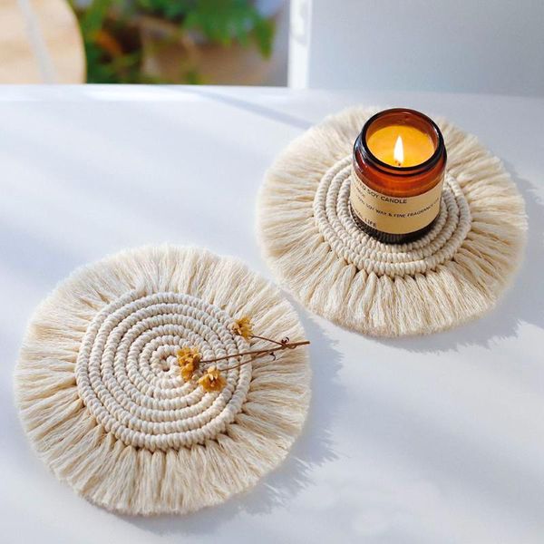 mats & pads creative braid handmade macrame cup cushion bohemia style non-slip mat heat insulation table coffee
mats & pads creative braid handmade macrame cup cushion bohemia style non-slip mat heat insulation table coffee