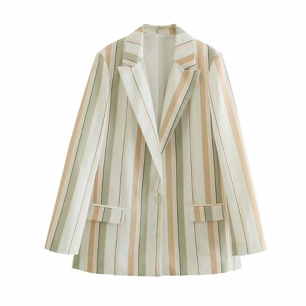 women's suits & blazers xeaxy 2021 women elegant cotton color stripes long sleeve suit female vintage loose office lady single button b, White;black
women's suits & blazers xeaxy 2021 women elegant cotton color stripes long sleeve suit female vintage loose office lady single button b, White;black