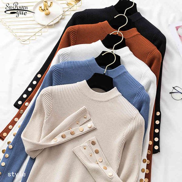 autumn winter simple all match solid color slim sweater women round neck chic long sleeve vintage pull femme 12310 210521, White;black
autumn winter simple all match solid color slim sweater women round neck chic long sleeve vintage pull femme 12310 210521, White;black