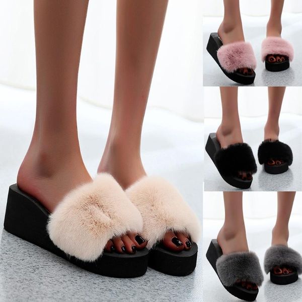 slippers thick-soled muffin shoes spring summer autumn winter home plush women floor flats wedge indoor slides outdoor slipper, Black
slippers thick-soled muffin shoes spring summer autumn winter home plush women floor flats wedge indoor slides outdoor slipper, Black