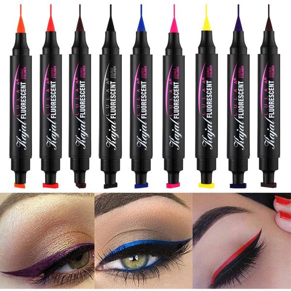 eyeliner fluorescent double-headed seal liquid pen waterproof quick-drying non-smudge stamp color luminous
eyeliner fluorescent double-headed seal liquid pen waterproof quick-drying non-smudge stamp color luminous