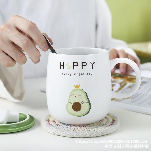 mugs creative cartoon avocado ceramic mug cup men's and women's household spoon gifts customized of coffee with cover
mugs creative cartoon avocado ceramic mug cup men's and women's household spoon gifts customized of coffee with cover