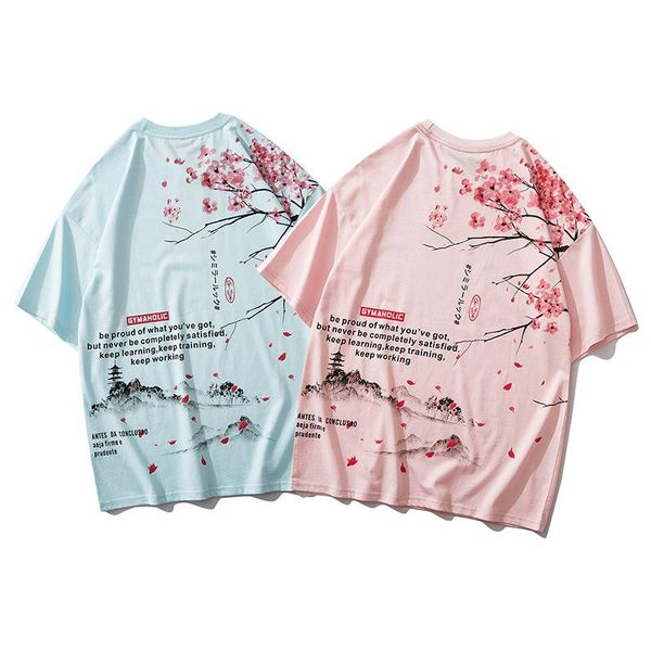 men's t-shirts men fashion hip hop t shirt streetwear japanese sakura painting tshirt short sleeve cotton harajuku t-shirt oversized te, White;black
men's t-shirts men fashion hip hop t shirt streetwear japanese sakura painting tshirt short sleeve cotton harajuku t-shirt oversized te, White;black