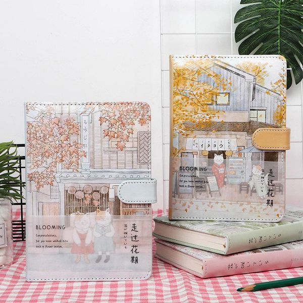 cute creative japanese cat notebook leather cover planner agenda 2021 color page binder diary gift school supplies filofax notepads, Purple;pink
cute creative japanese cat notebook leather cover planner agenda 2021 color page binder diary gift school supplies filofax notepads, Purple;pink
