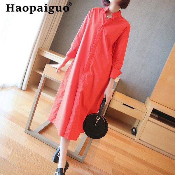 casual dresses 2021 summer red shirt dress women fashion loose tunic ladies elegant turn-down collar office work, Black;gray
casual dresses 2021 summer red shirt dress women fashion loose tunic ladies elegant turn-down collar office work, Black;gray