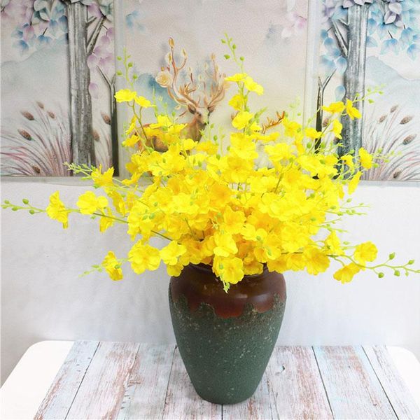 decorative flowers & wreaths artificial simulation rape flower home room living window decor fake wedding scene
decorative flowers & wreaths artificial simulation rape flower home room living window decor fake wedding scene