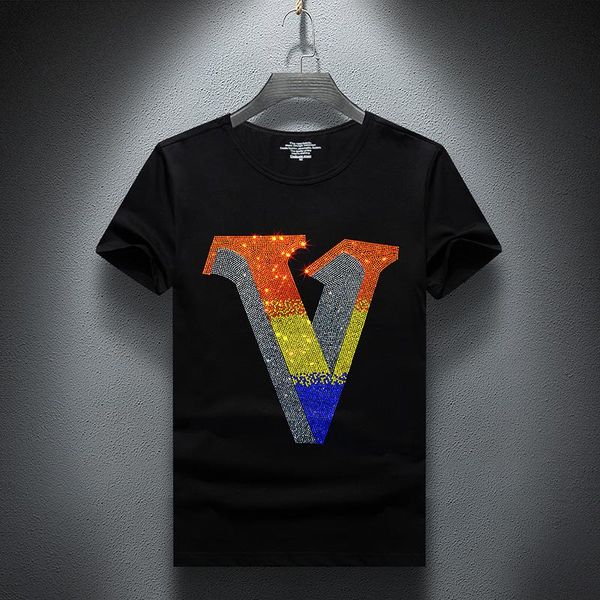men's t-shirts t-shirt men 2021 summer fashion slim casual v rhinestone cotton tshirts streetwear big size s-7xl male, White;black
men's t-shirts t-shirt men 2021 summer fashion slim casual v rhinestone cotton tshirts streetwear big size s-7xl male, White;black