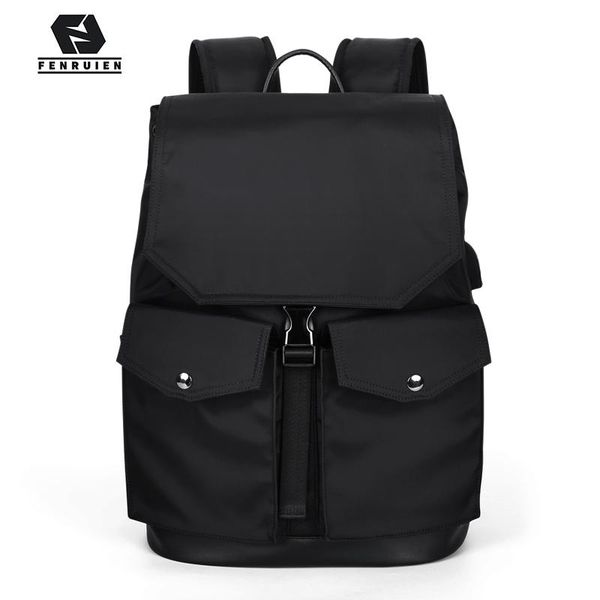fenruien simple backpack for men waterproof nylon breathable backpacks 15.6 inch lapbag travel with usb charging
fenruien simple backpack for men waterproof nylon breathable backpacks 15.6 inch lapbag travel with usb charging
