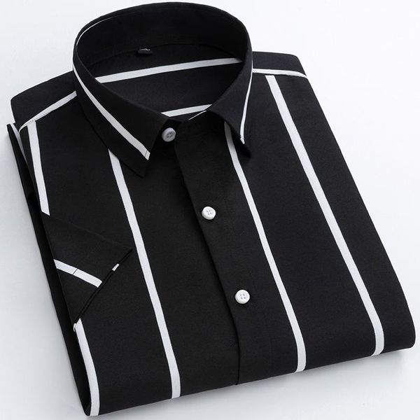 men's casual shirts quality floral dress short sleeved twill white blue pink black male slim fit shirt for men social, White;black
men's casual shirts quality floral dress short sleeved twill white blue pink black male slim fit shirt for men social, White;black