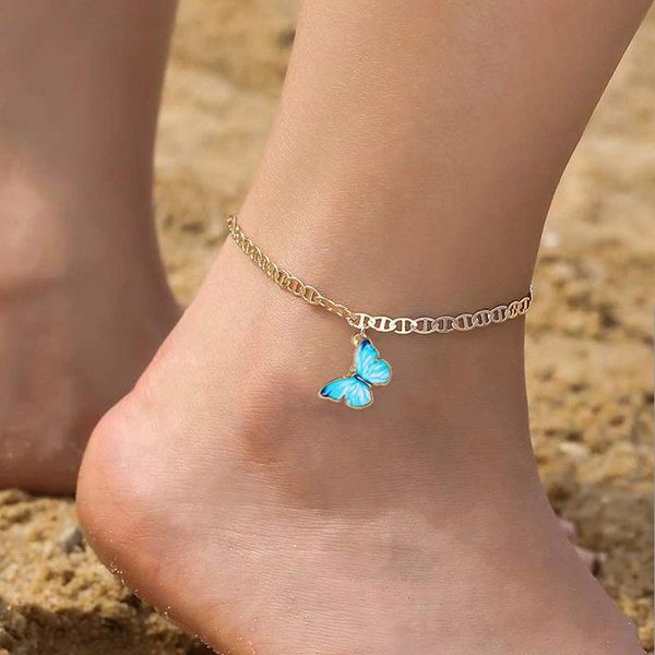 simplicity butterfly pendant anklet crystal student beach anklets foot jewelry leg chain for women barefoot jewelry woman, Red;blue
simplicity butterfly pendant anklet crystal student beach anklets foot jewelry leg chain for women barefoot jewelry woman, Red;blue