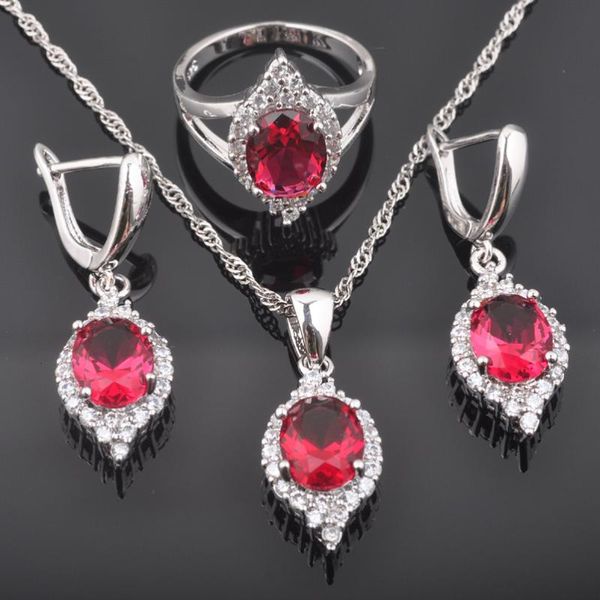 earrings & necklace fashion red zirconia women's silver color jewelry sets earrings/pendant/necklace/rings qz0517
earrings & necklace fashion red zirconia women's silver color jewelry sets earrings/pendant/necklace/rings qz0517