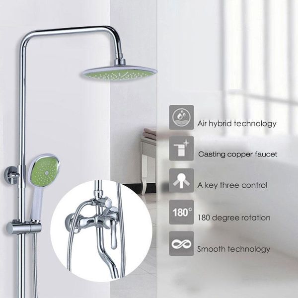 apple-green bathroom shower brass faucet chrome-plated wall mounted sets mixer taps 064
apple-green bathroom shower brass faucet chrome-plated wall mounted sets mixer taps 064